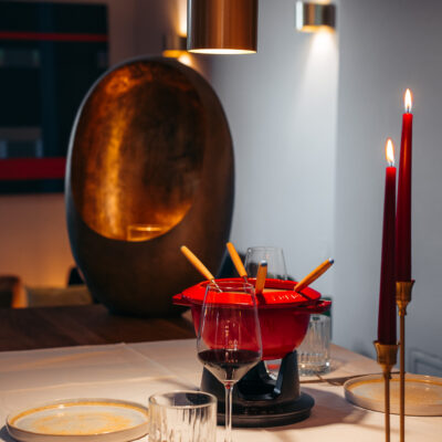 Fondueabend im Winter