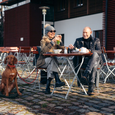 Hunde sind herzlich willkommen